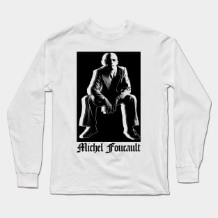 Michel Foucault Fan Design Long Sleeve T-Shirt